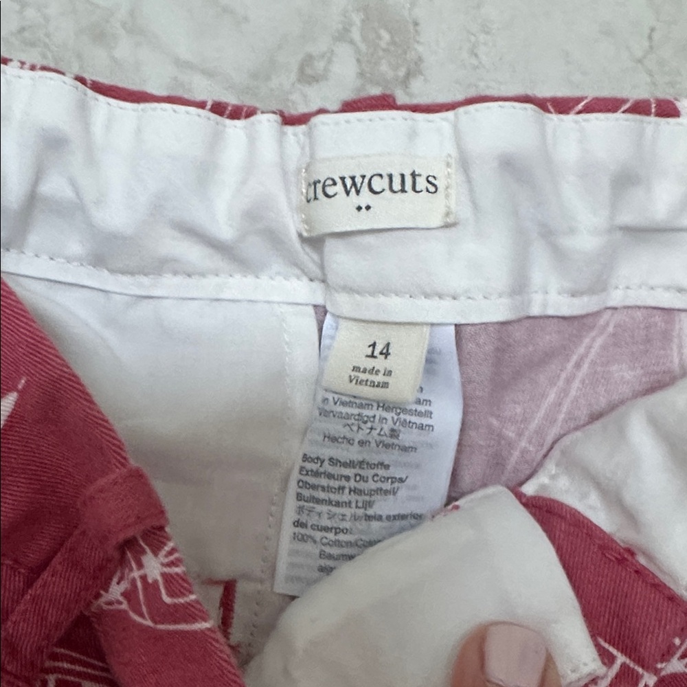 Crewcuts Red Patterned Shorts - Picture 2 of 2